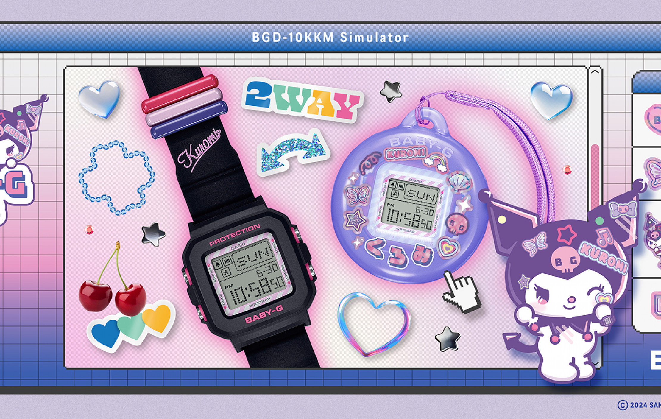 FANS KUROMI WAJIB PUNYA! KOLEKSI JAM BABY-G X KUROMI HADIR DENGAN JUMLAH TERBATAS!